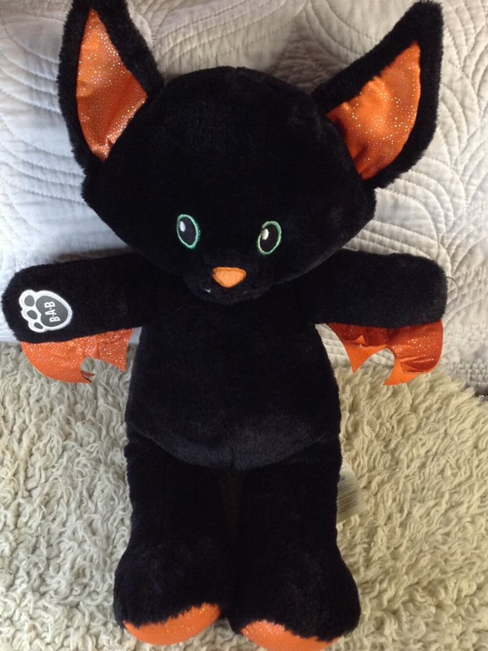 2023 Build a Bear Fangtastic Bat Halloween Stuffy October 31 Kidcore Collectible
